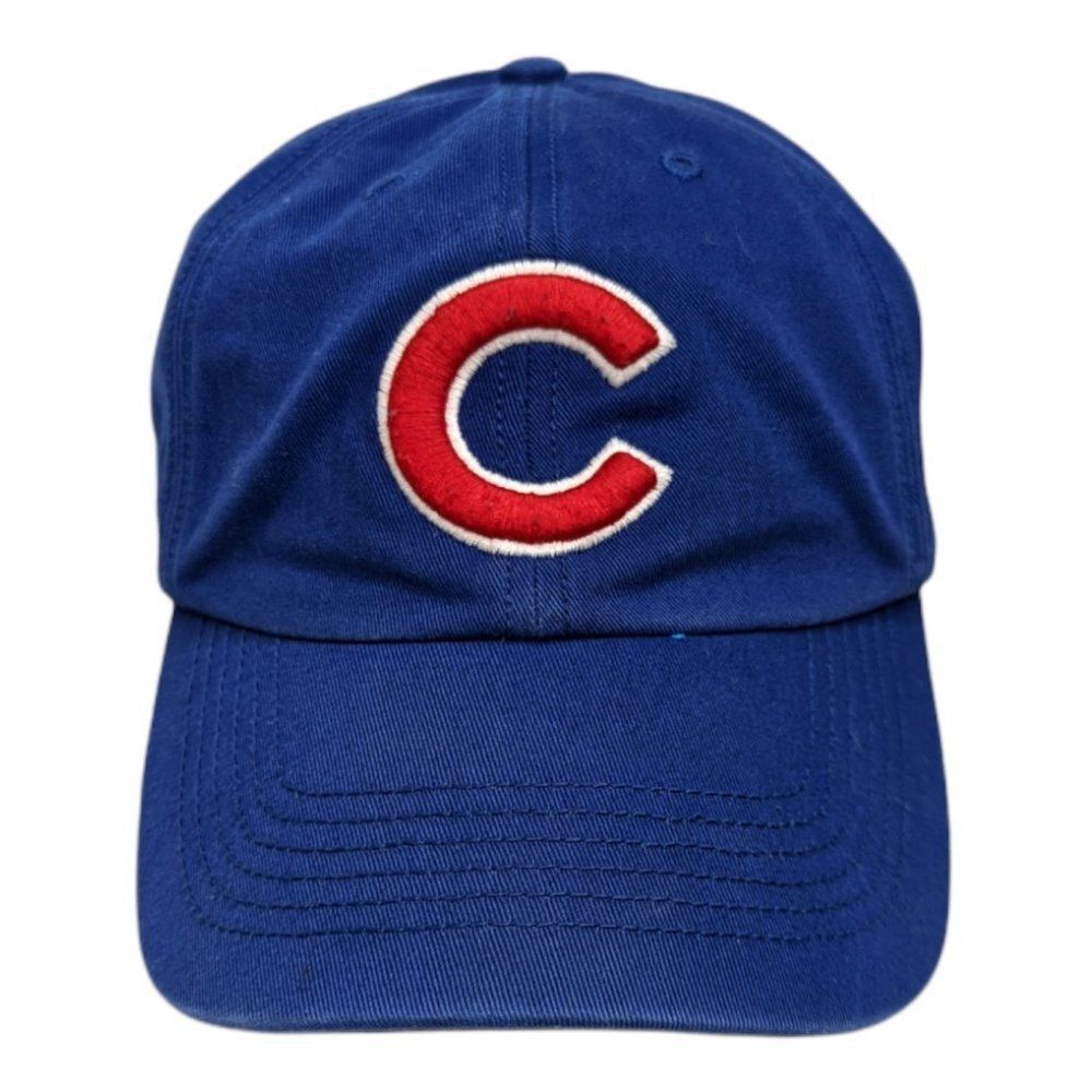 Chicago Cubs MLB Blue Fitted Baseball Cap/Hat SZ Medium